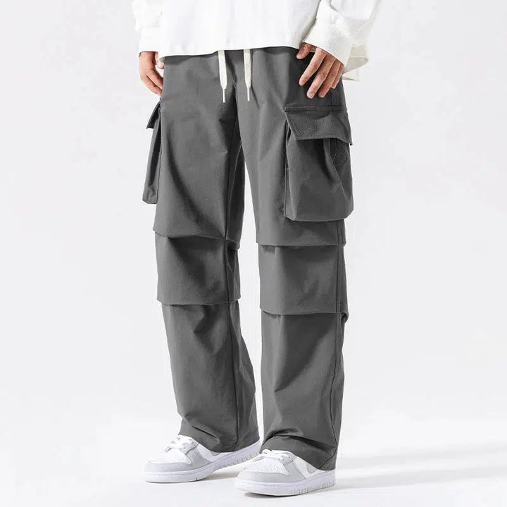 Workwear Drawstring Cargo Pants