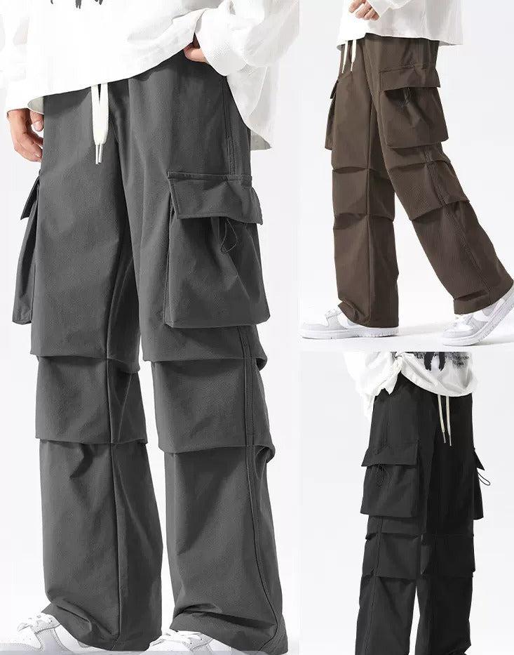 Workwear Drawstring Cargo Pants