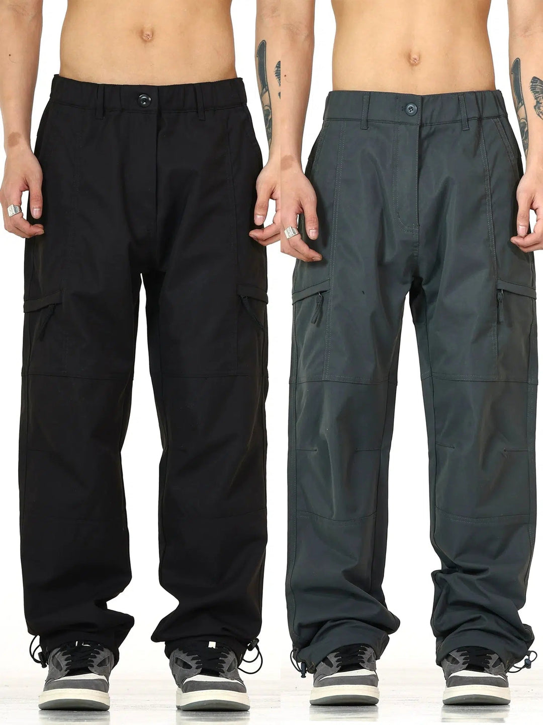 Zipper Cargo Pants