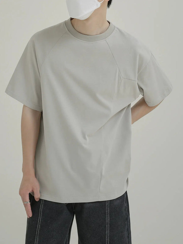 Asymmetrical Shoulder Line T-shirt