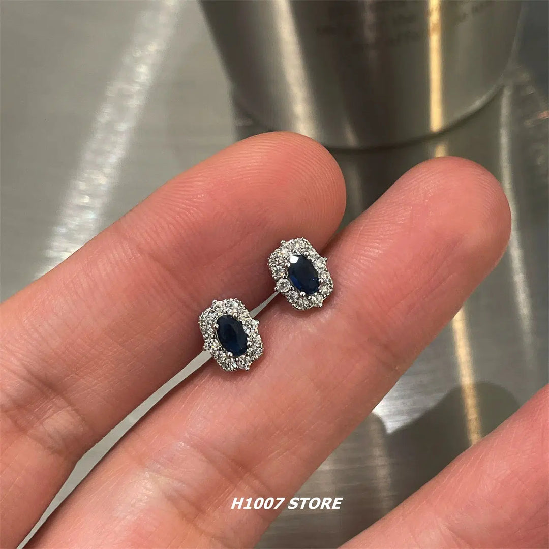 Sapphire Stud Earrings