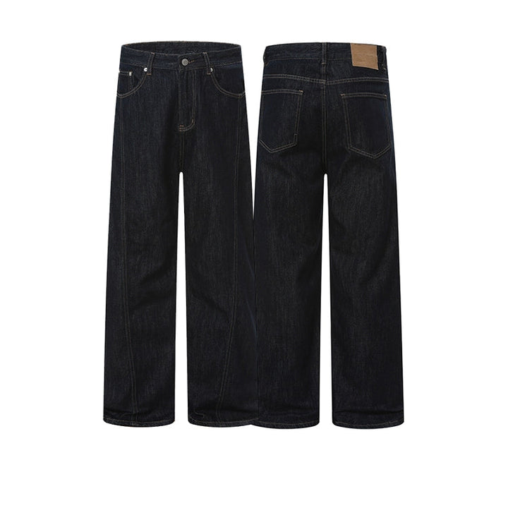 Loose Fit Straight Denim Pants