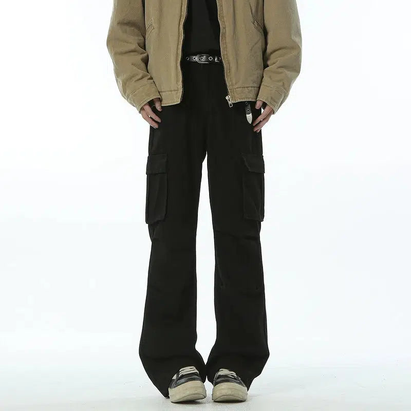 Multi-Pocket Hip Hop Cargo Pants