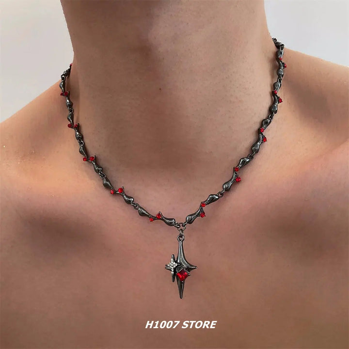 Red Star Necklace