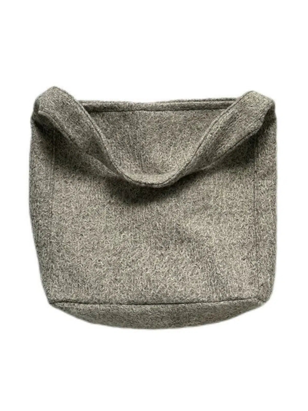 Woolen One-shoulder Large Capacity Handbag-The Korean Fashion