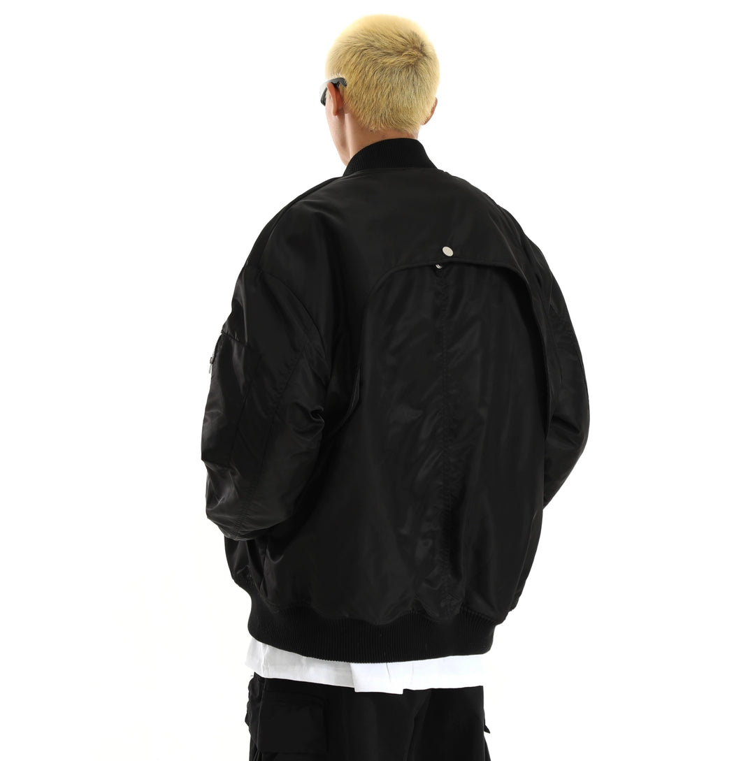 Oversized Baseball Bomber Jacket