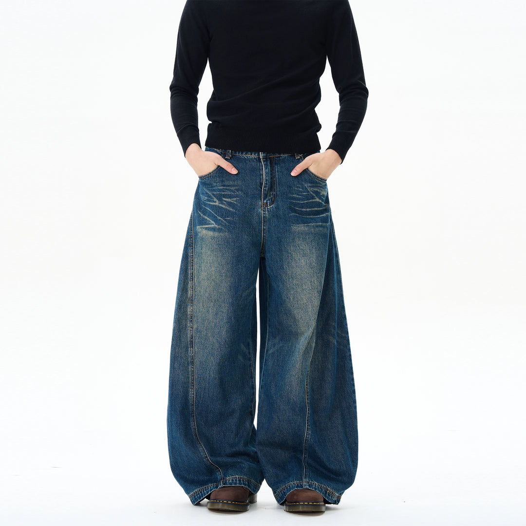 Cat Whisker Wide-Leg Jeans