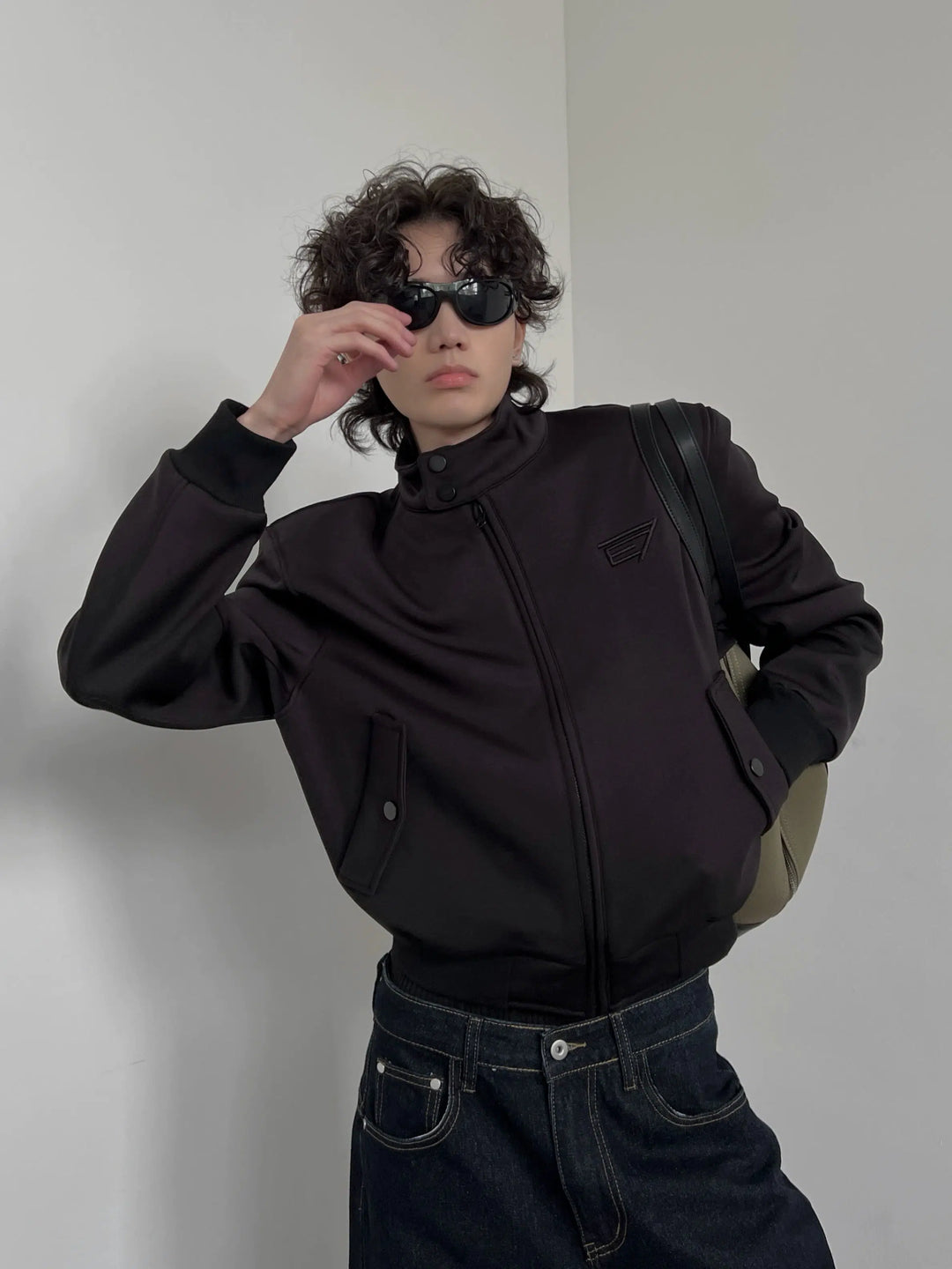 Stand Collar Bomber Jacket