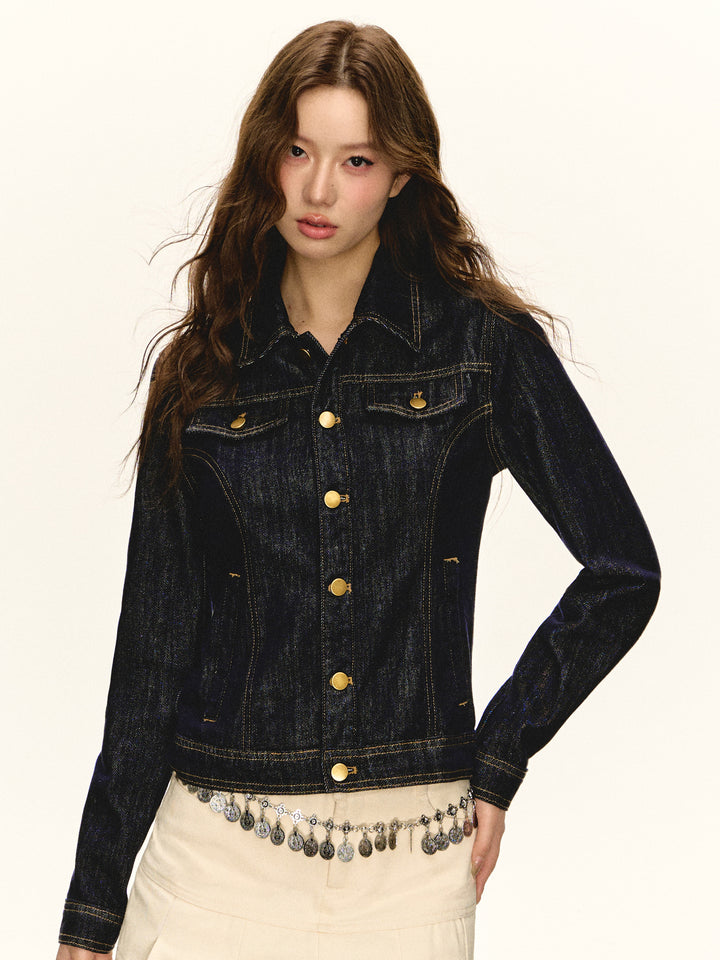 Retro Slim Denim Jacket