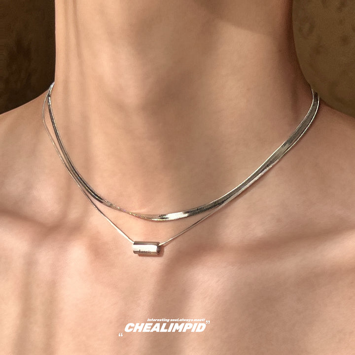 Double-Layer Snake Chain Necklace