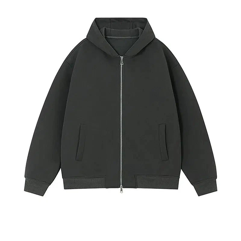 Hooded Zip-Up Sweatshirt