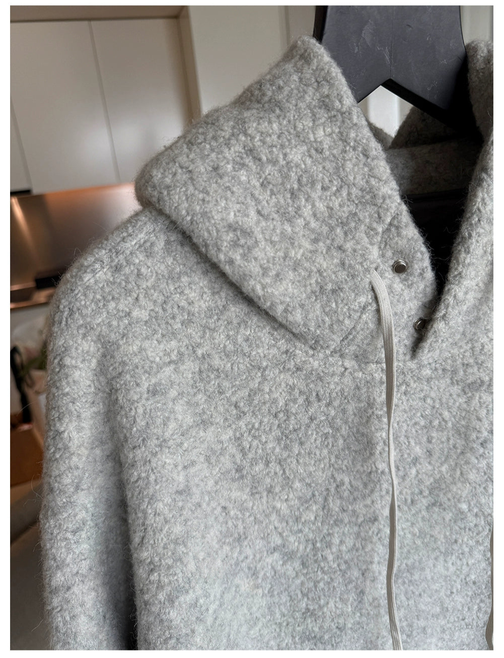 Wool Hooded Sweatshirt