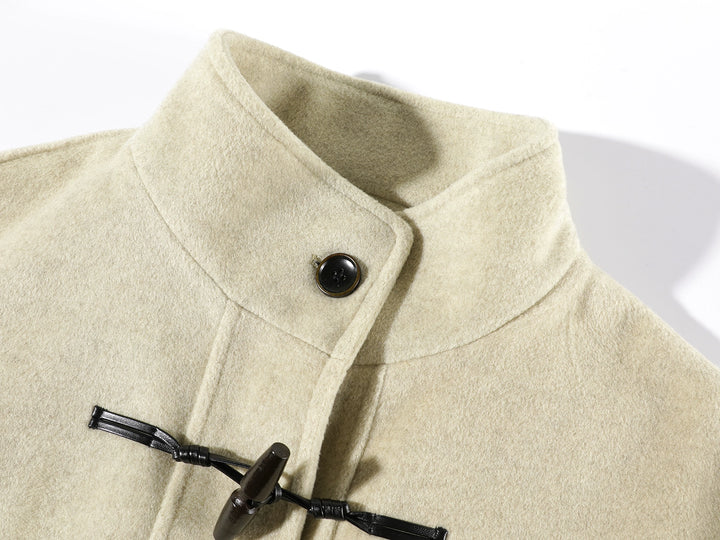 Toggle Closures Elegant Wool Coat