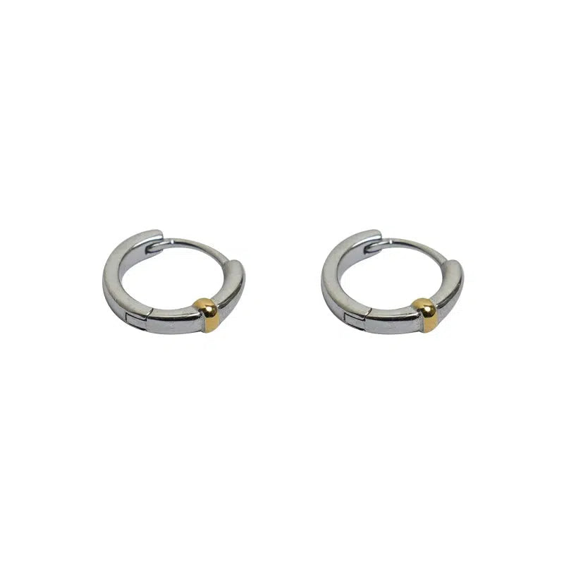 S925 Sterling Silver Hoop Earrings with Niche Design-The Korean Fashion