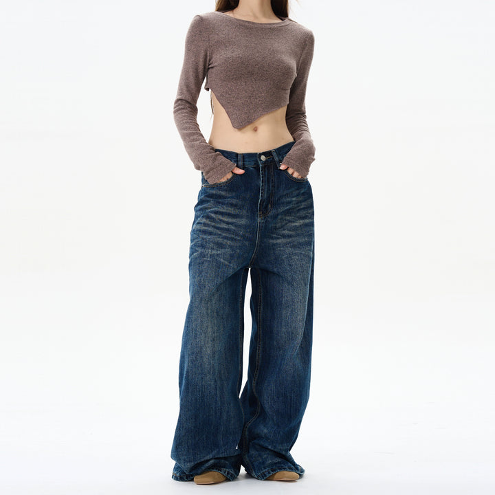 Loose Fit Wide-Leg Jeans