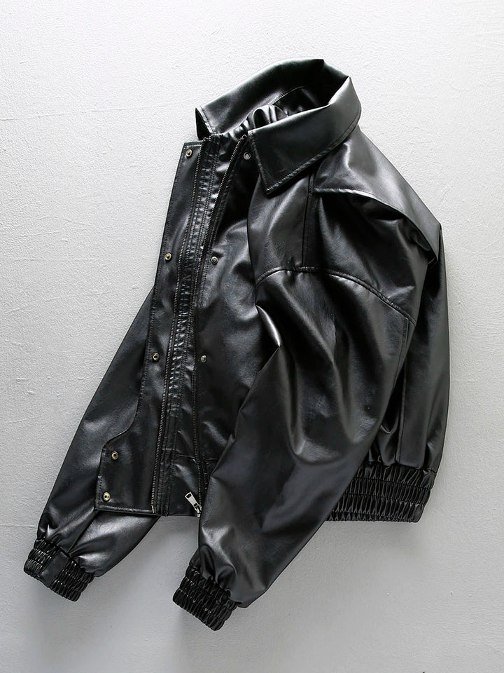 PU Leather Motorcycle Jacket