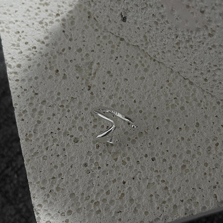 Minimalist Silver Non-Pierced Ear Clip