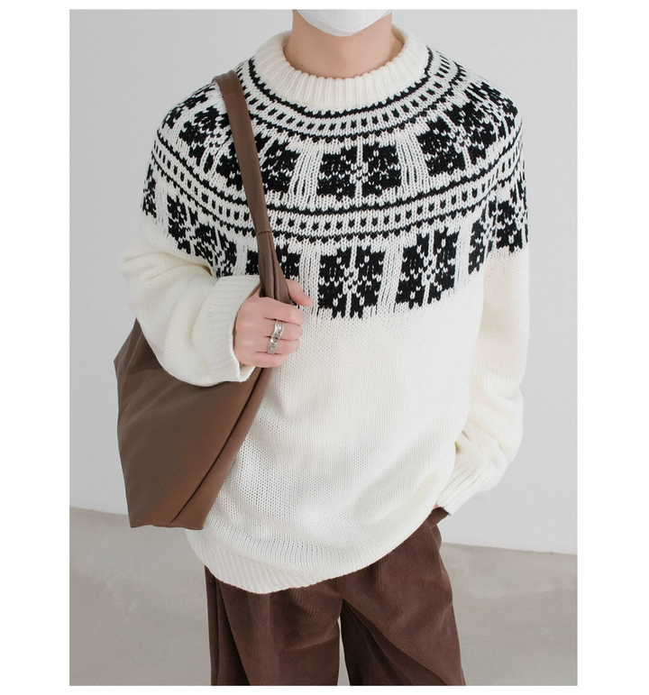 Fair Isle Knit Sweater