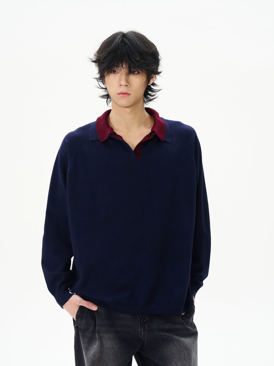 Men's Retro Strik Sweater Sæt 