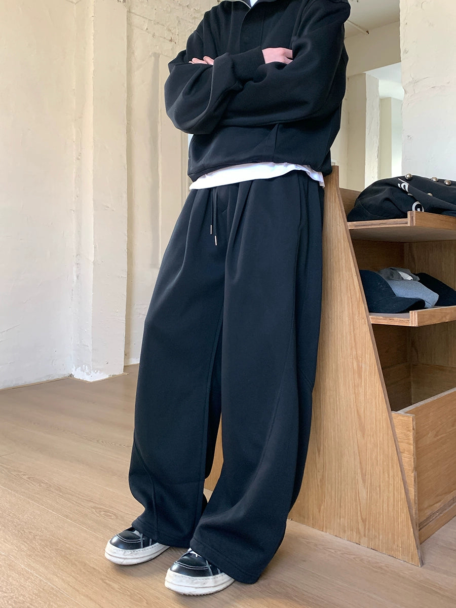 Casual Wide-Leg Sweatpants