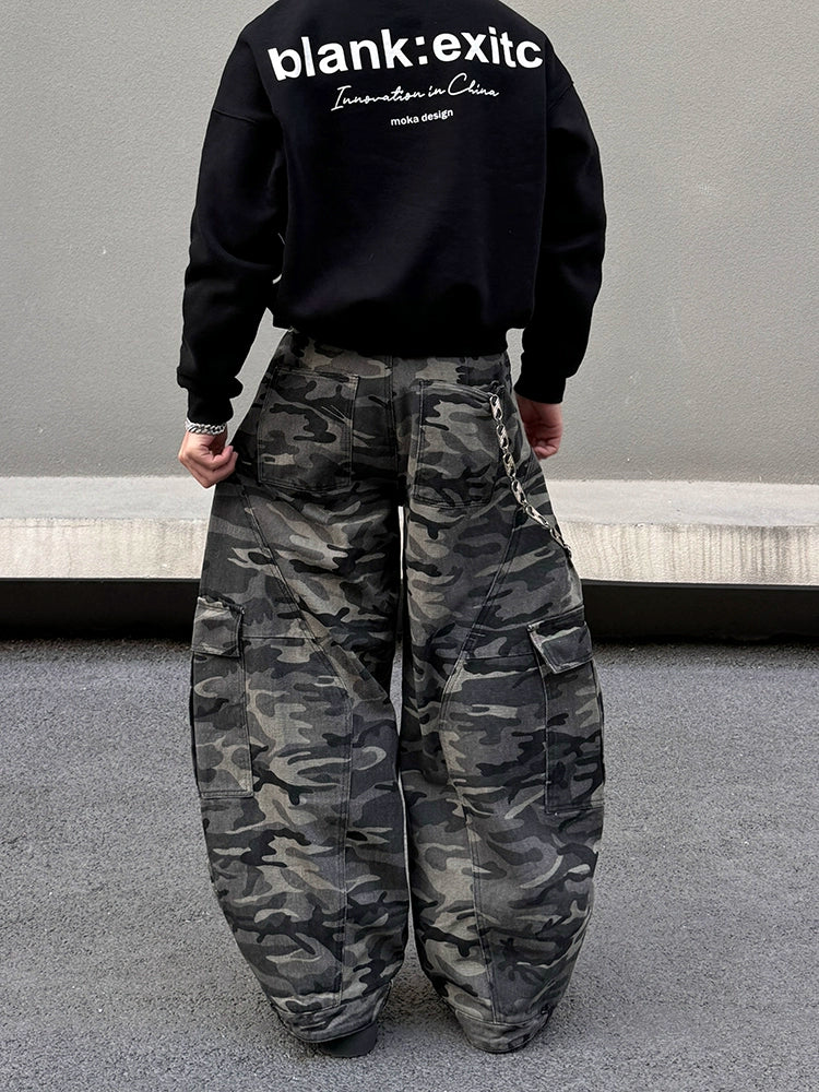 Baggy Camouflage Cargo Pants