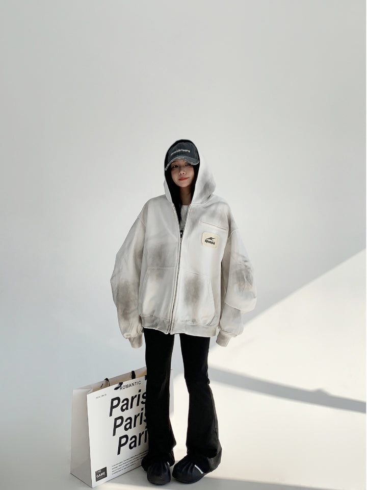 Oversize Hooded Loose Fit Jacket