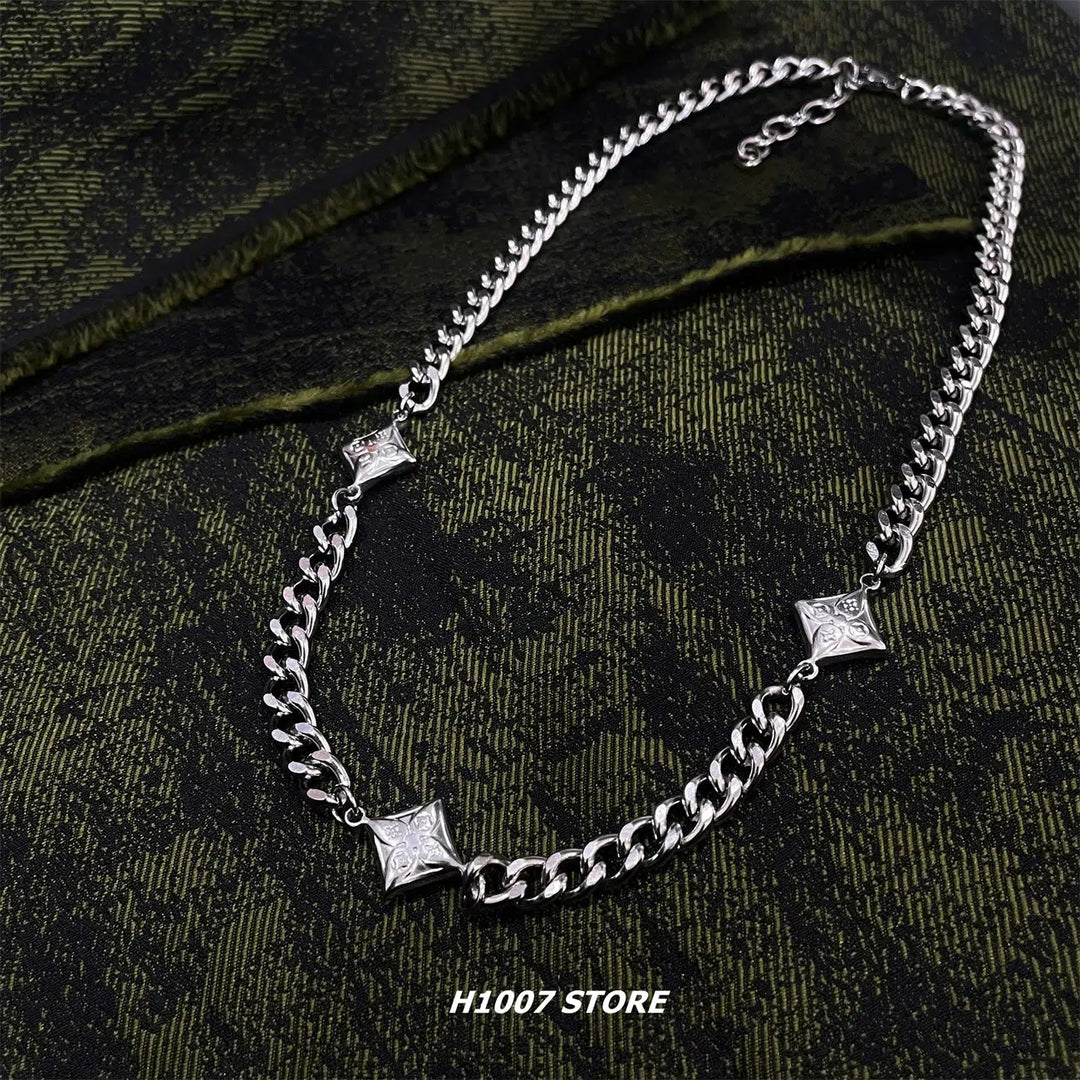 Titanium Steel Hip-Hop Necklace