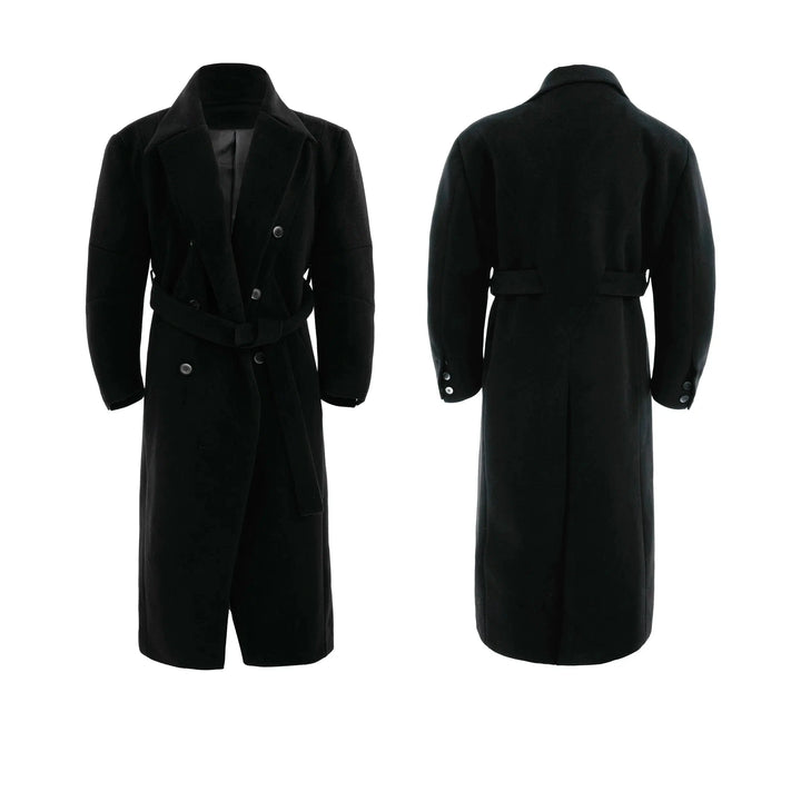 Heavyweight Double-Breasted Wool Trench Coat