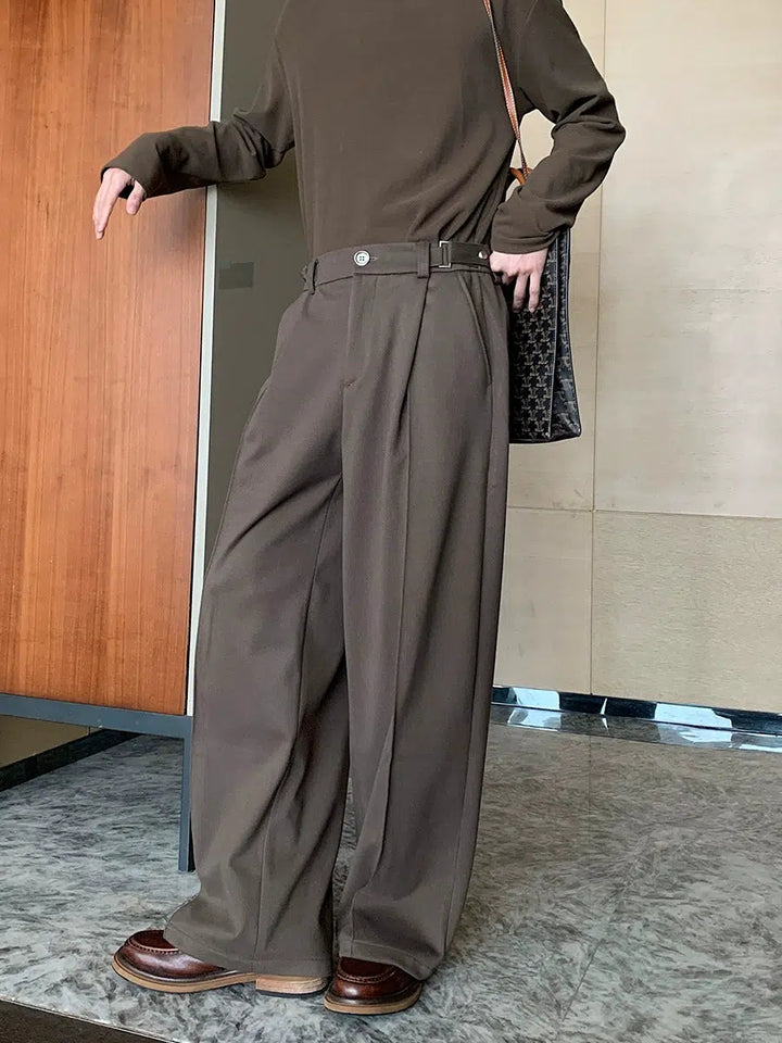 Thickened Wide Leg Casual Pants