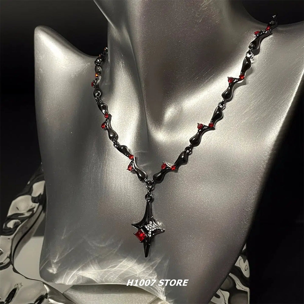 Red Star Necklace