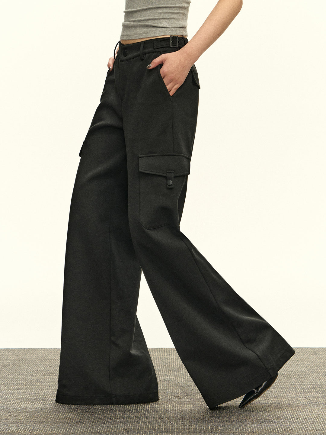 Cargo Wide-Leg Retro Overalls Pants