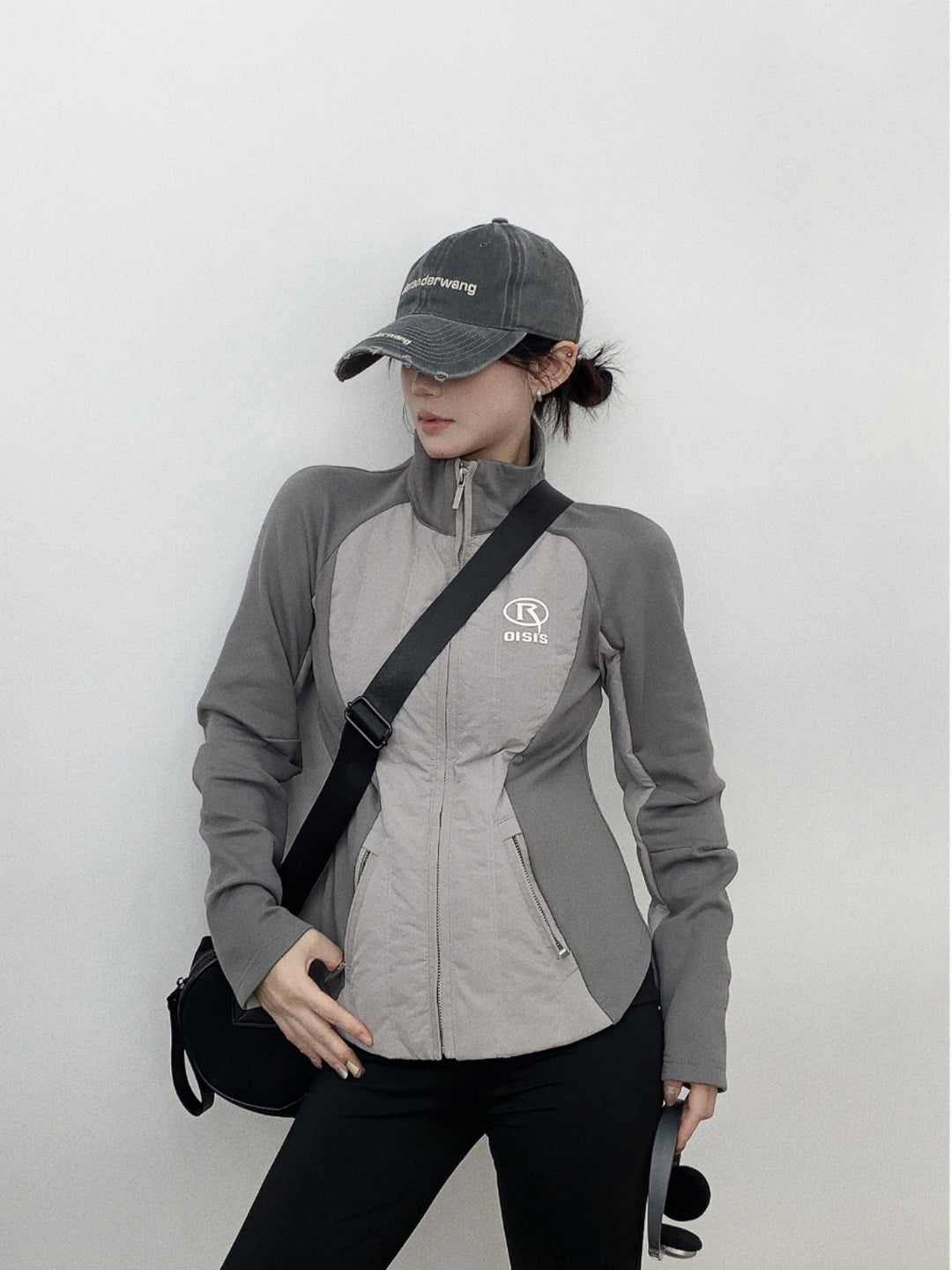 Stand Collar Slim Fit Yoga Jacket