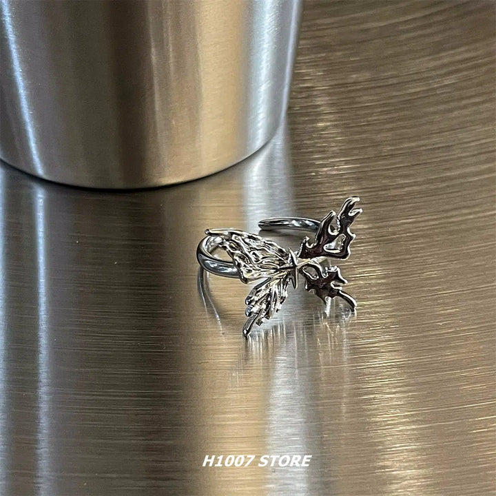 Butterfly Diamond Ring