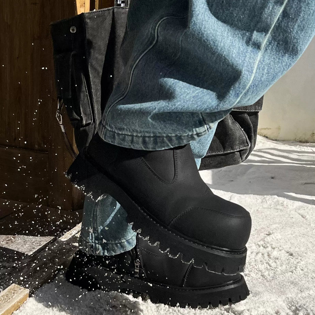 Lambswool Plush Thick-Soled Snow Boots