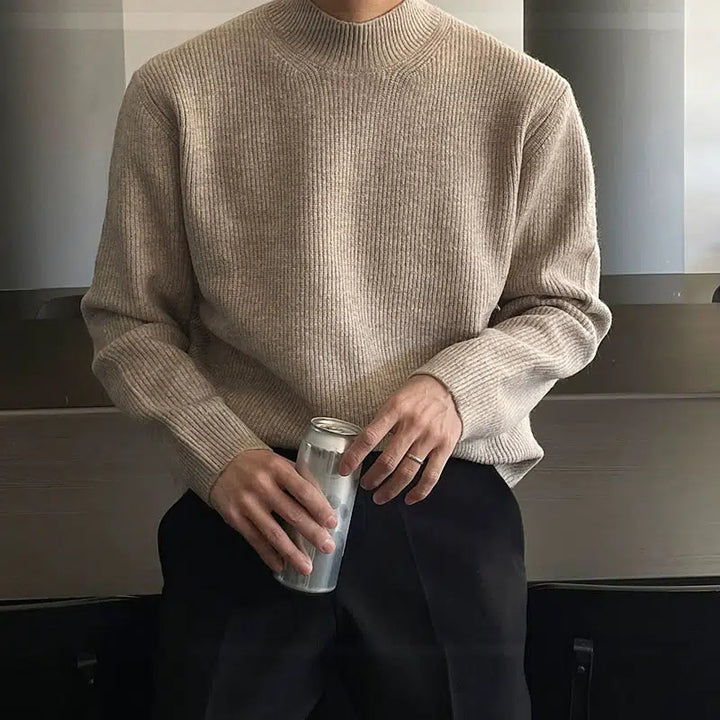 Casual Fit Half Turtleneck Sweater