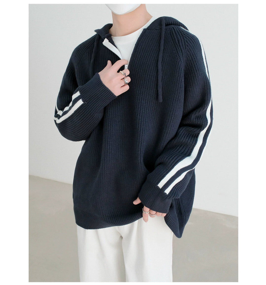 Half-Zip Hooded Sweater