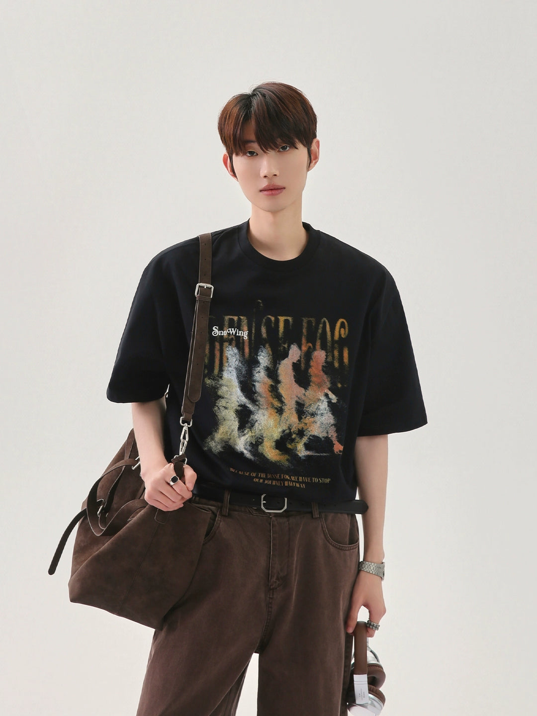 Street Style Character Print T-Shirt