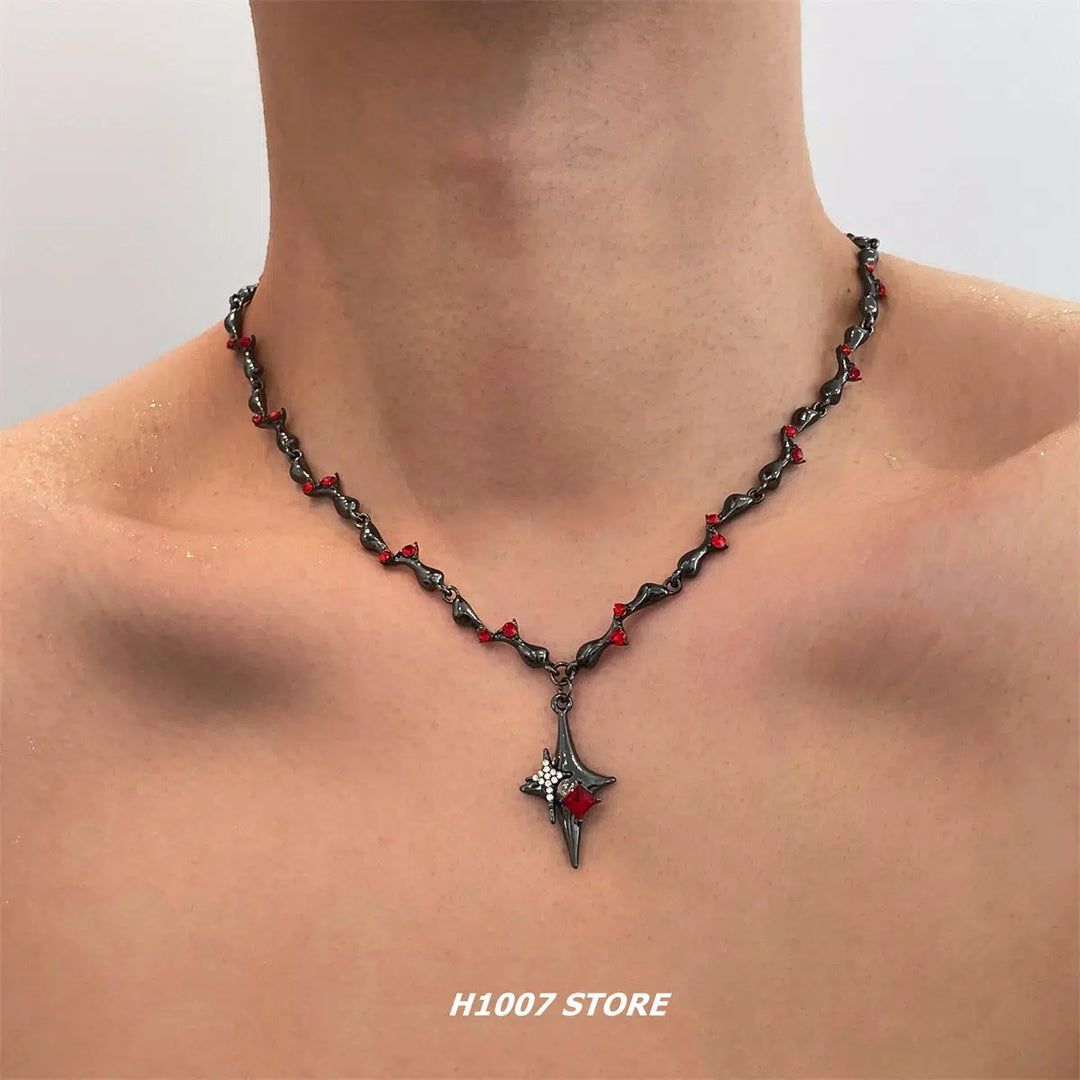 Red Star Necklace