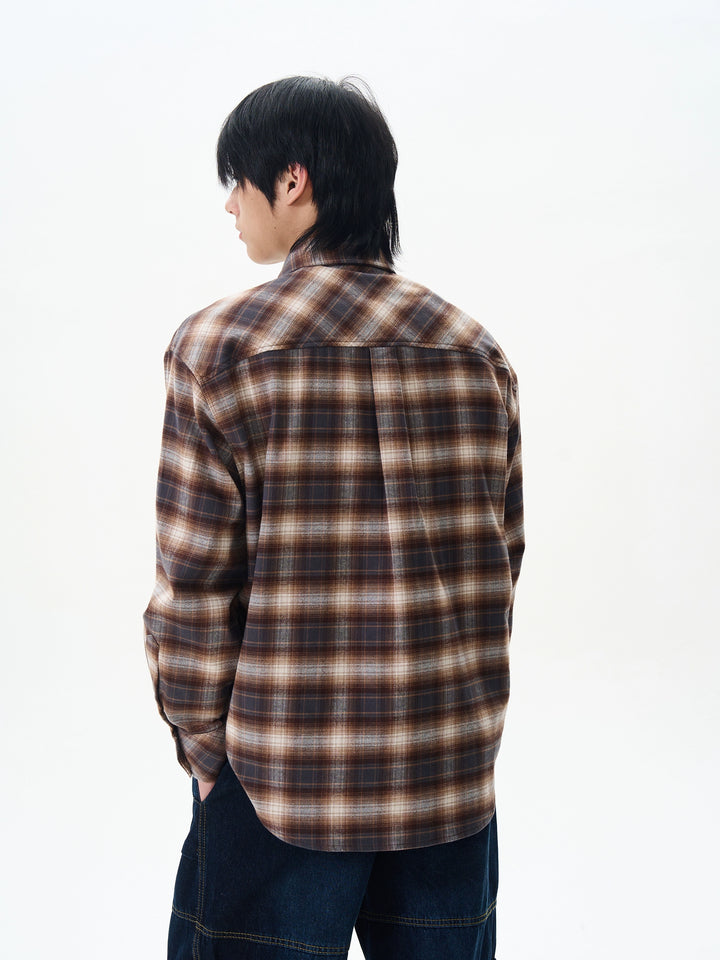 Plaid Long-Sleeve Shirt