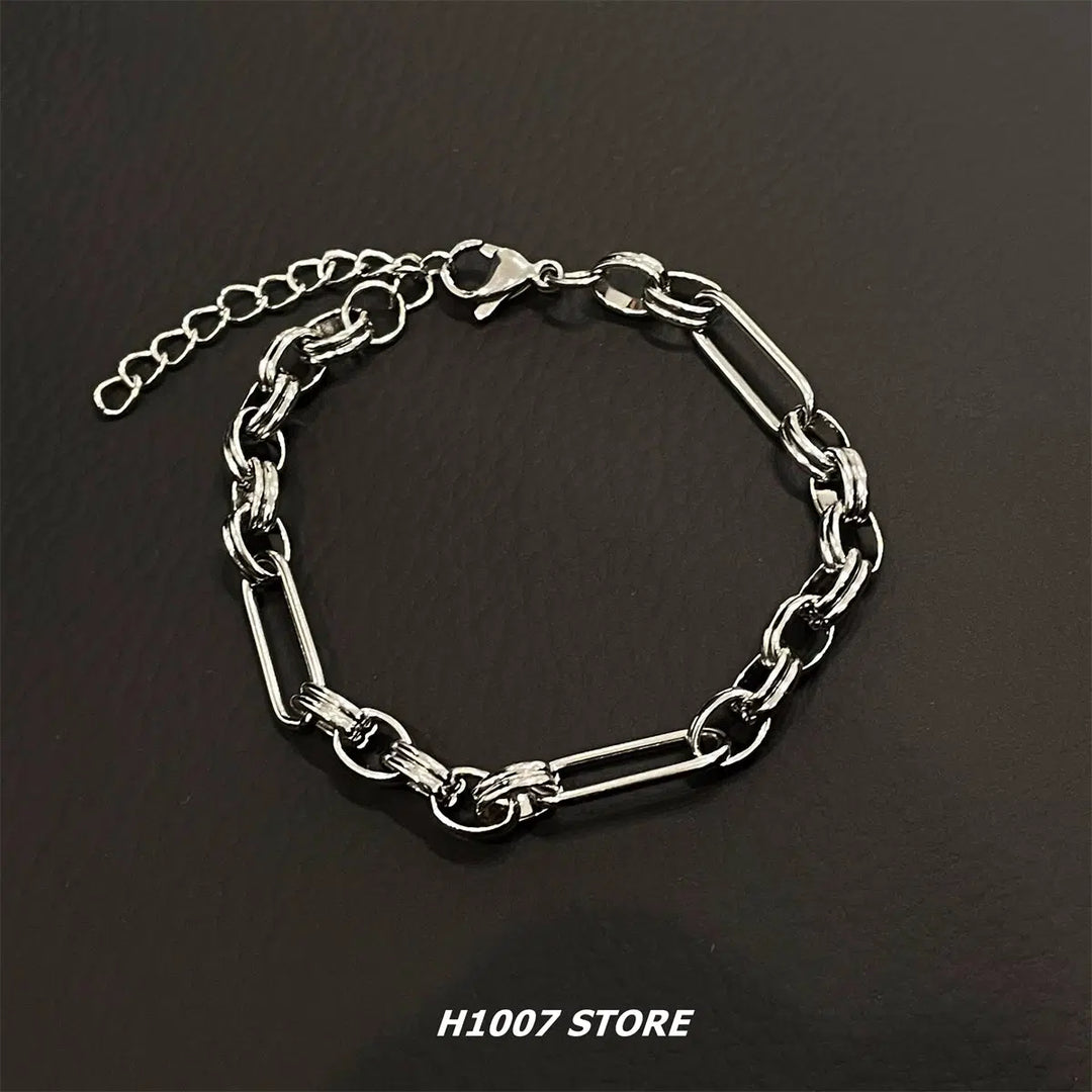 Water-Resistant Titanium Steel Chain Bracelet