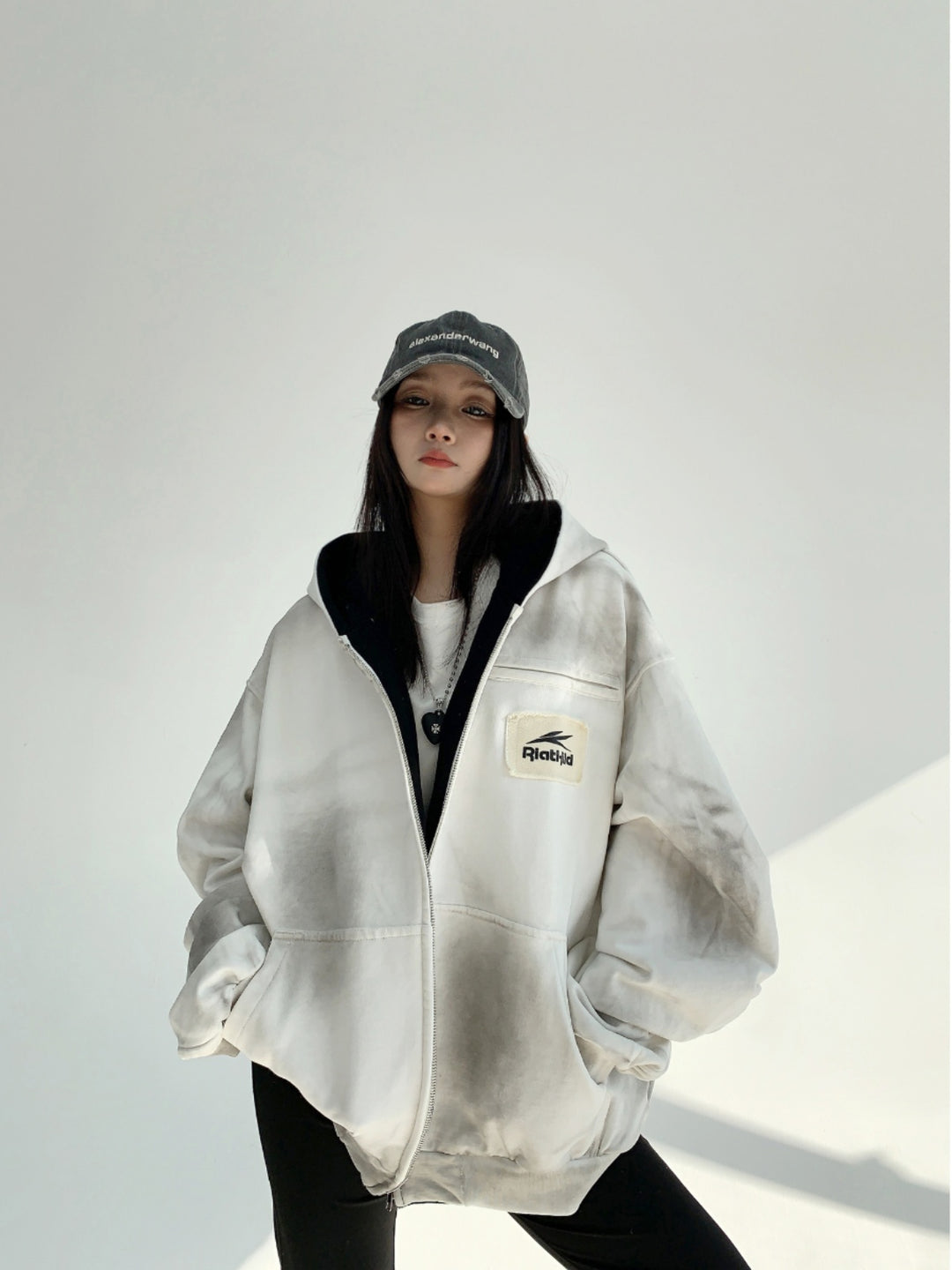 Oversize Hooded Loose Fit Jacket