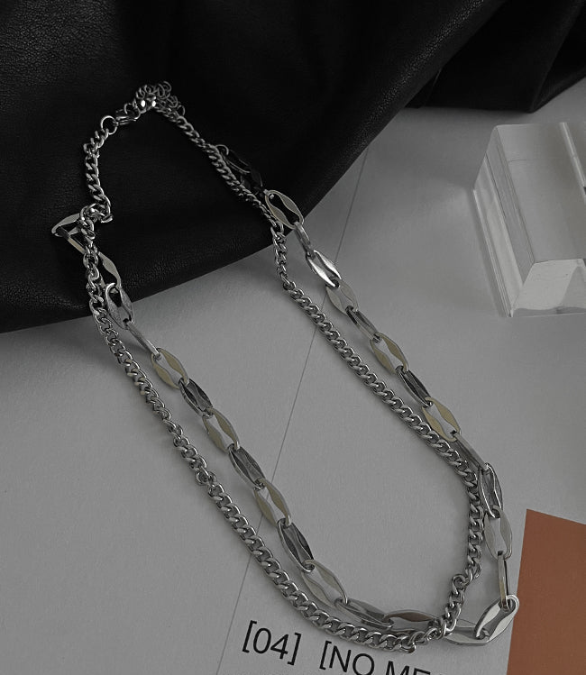 Multi-Layer Titanium Steel Necklace