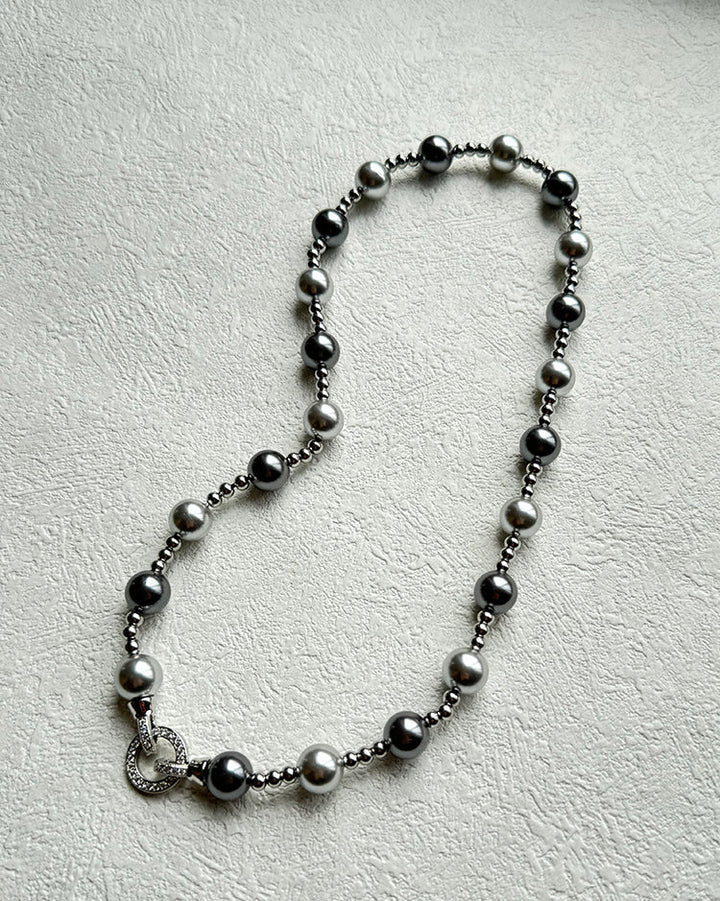 Grey Pearl Necklace