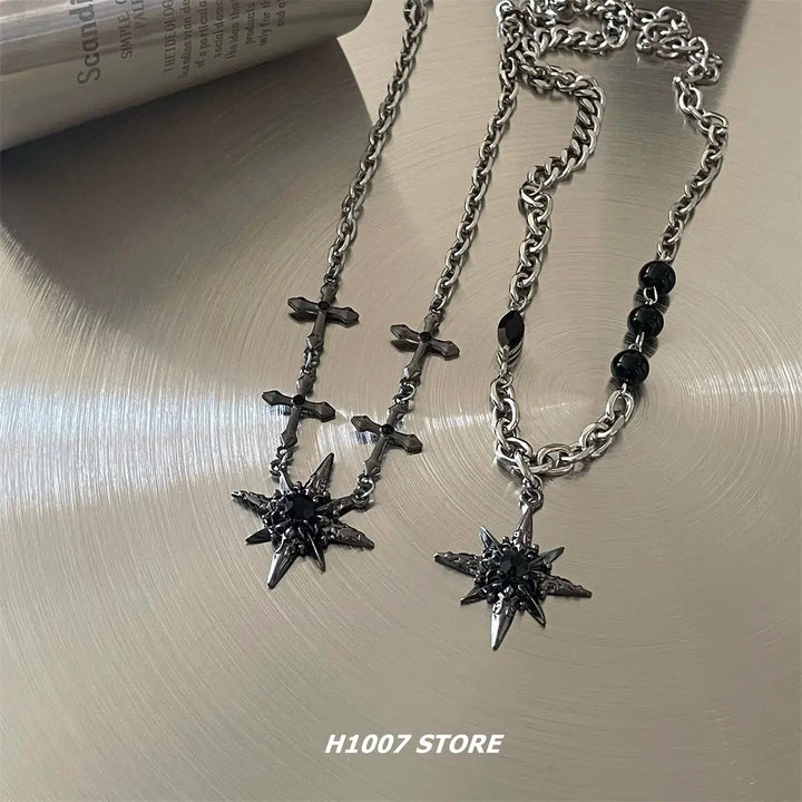 Black Star Necklace