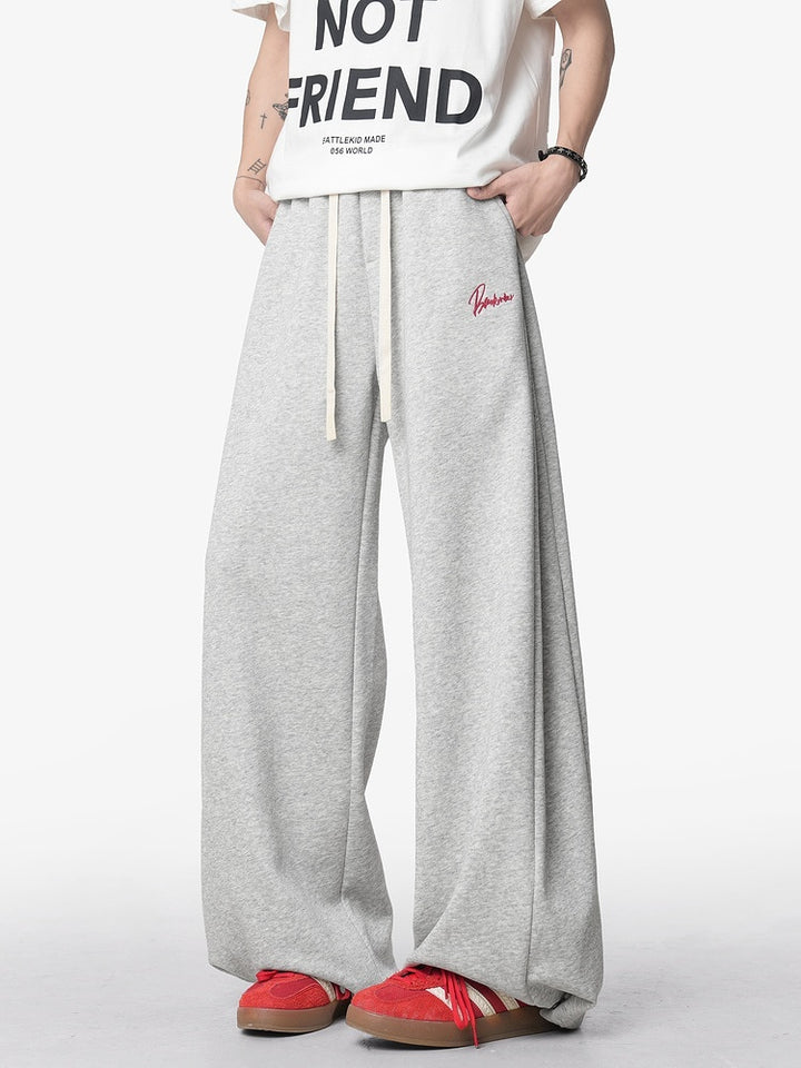 Wide-Leg Casual Sweatpants