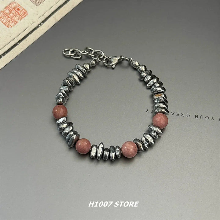 Pink Bead Bracelet