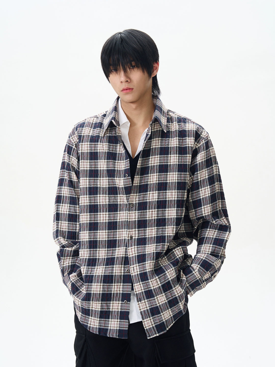 Oversize Plaid Shirt