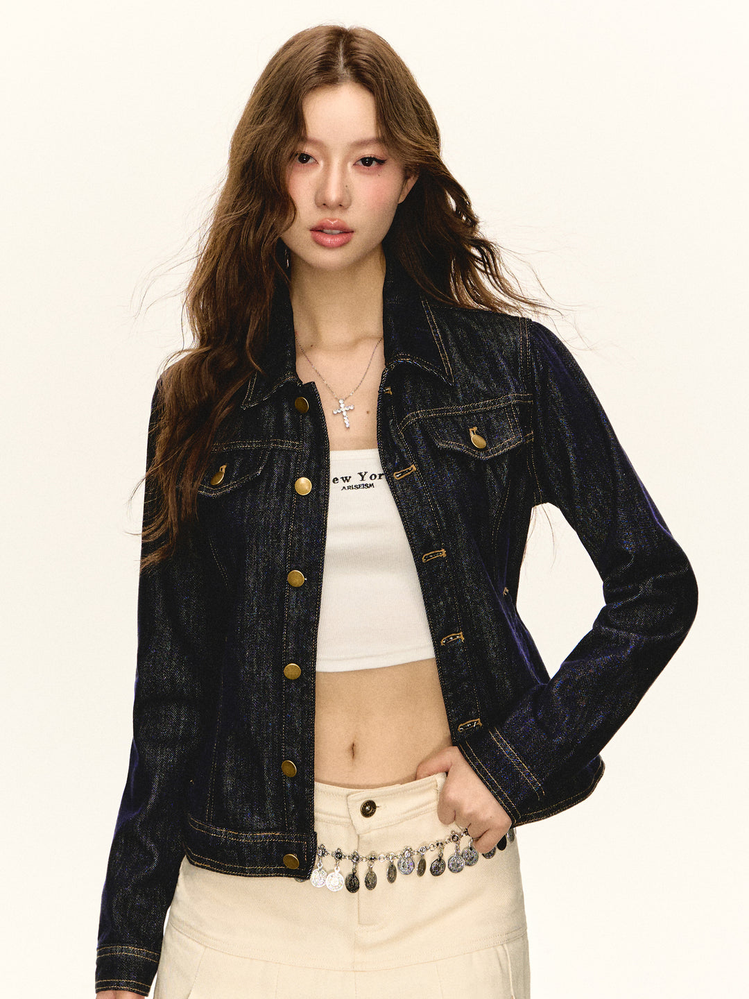 Retro Slim Denim Jacket