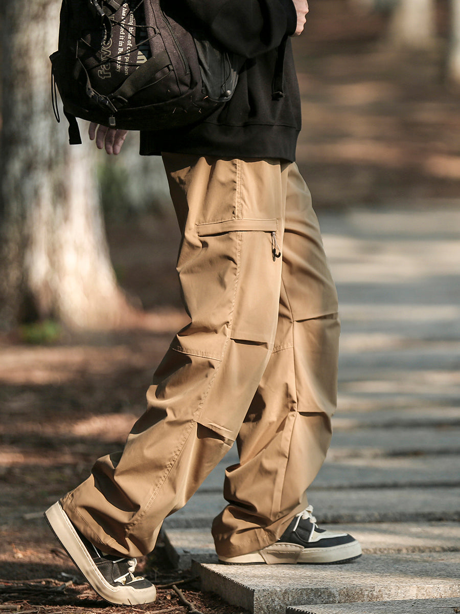 Cargo Wide-Leg Cargo Pants