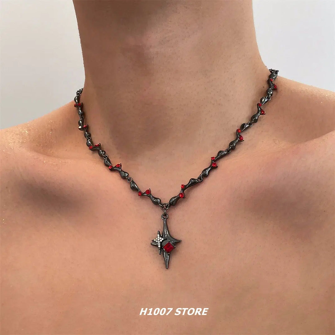 Red Star Necklace